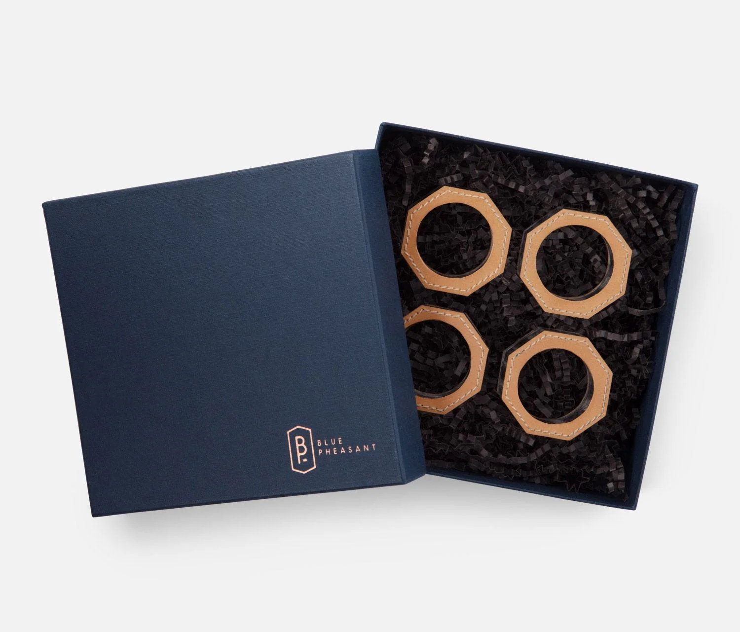 Blue Pheasant Arthur Napkin Ring - Set of 4 - Image 7