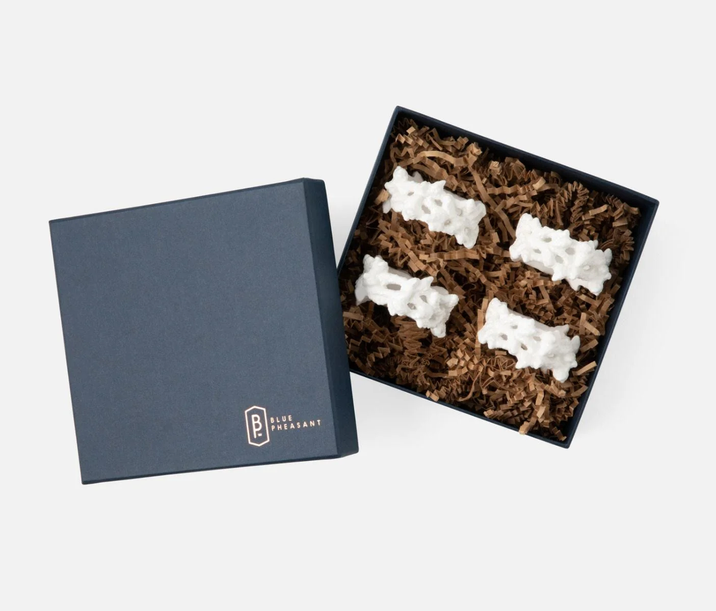 Blue Pheasant Greta Napkin Rings - Set of 4 - Image 4