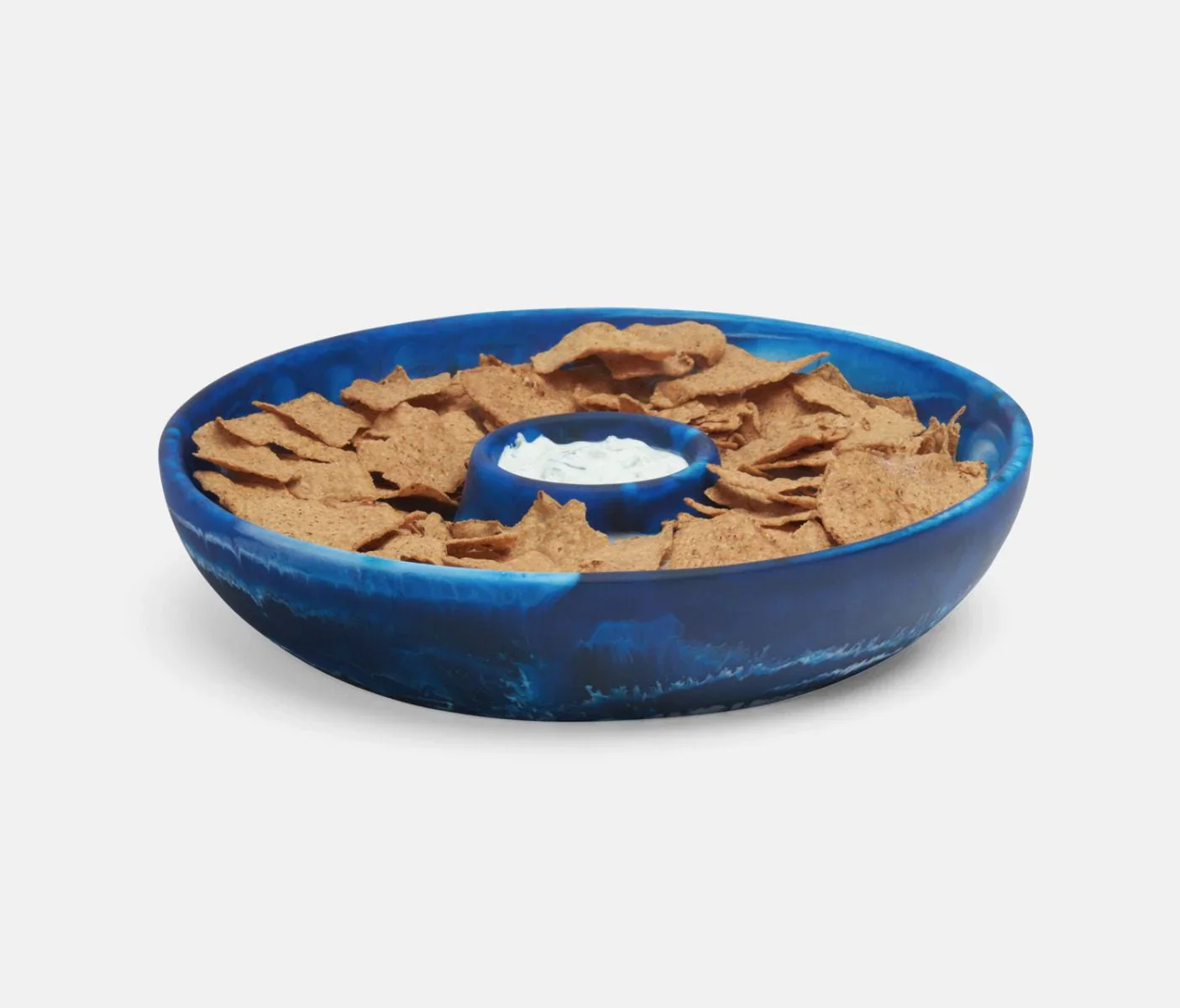 Blue Pheasant Hugo Chip and Dip Bowl - Blue - Image 4