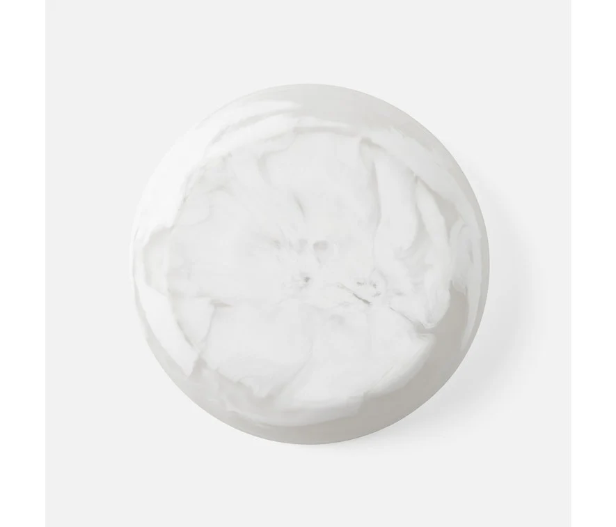 Blue Pheasant Hugo Swirled Resin Chip And Dip Bowl - White - Image 3