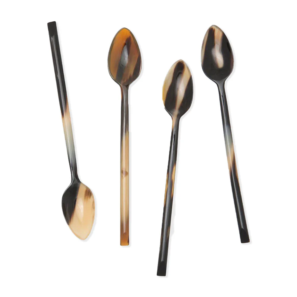 Blue Pheasant Kaarl Mixed Black Cocktail Spoon Set - Image 3