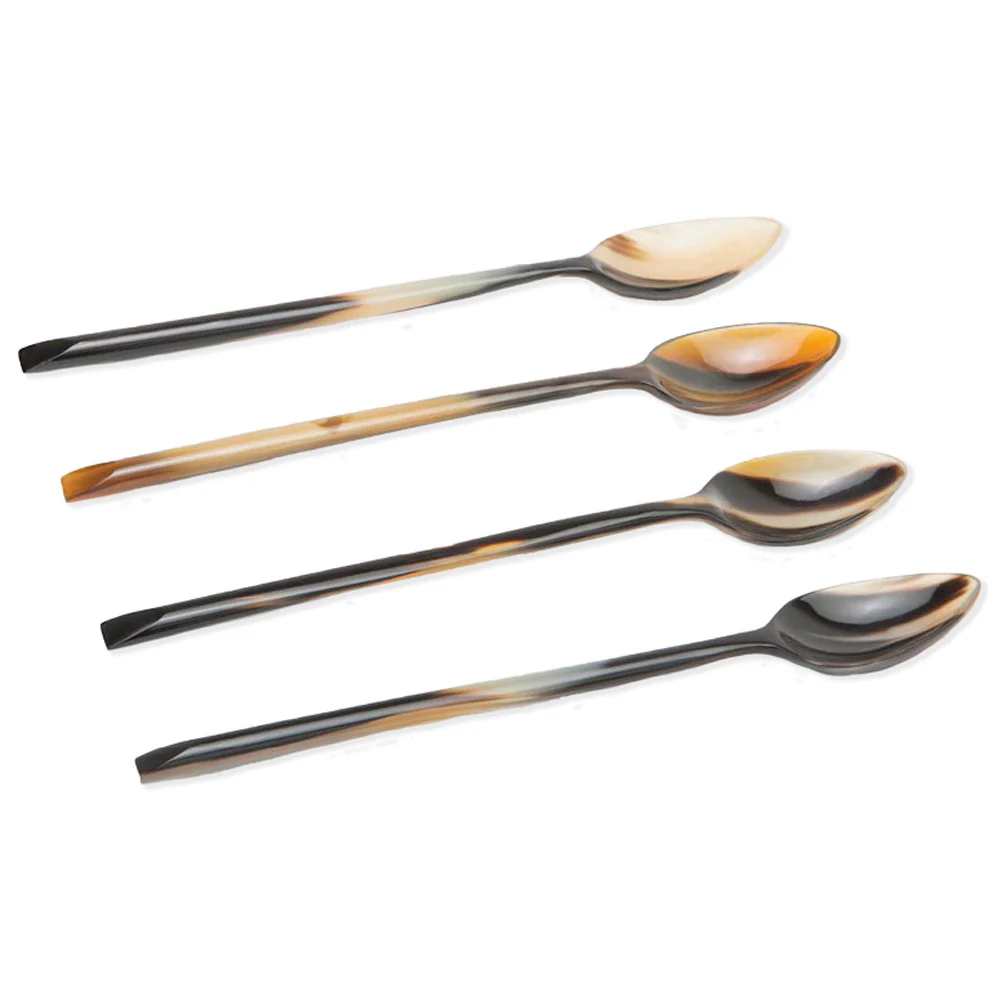 Blue Pheasant Kaarl Mixed Black Cocktail Spoon Set - Image 4
